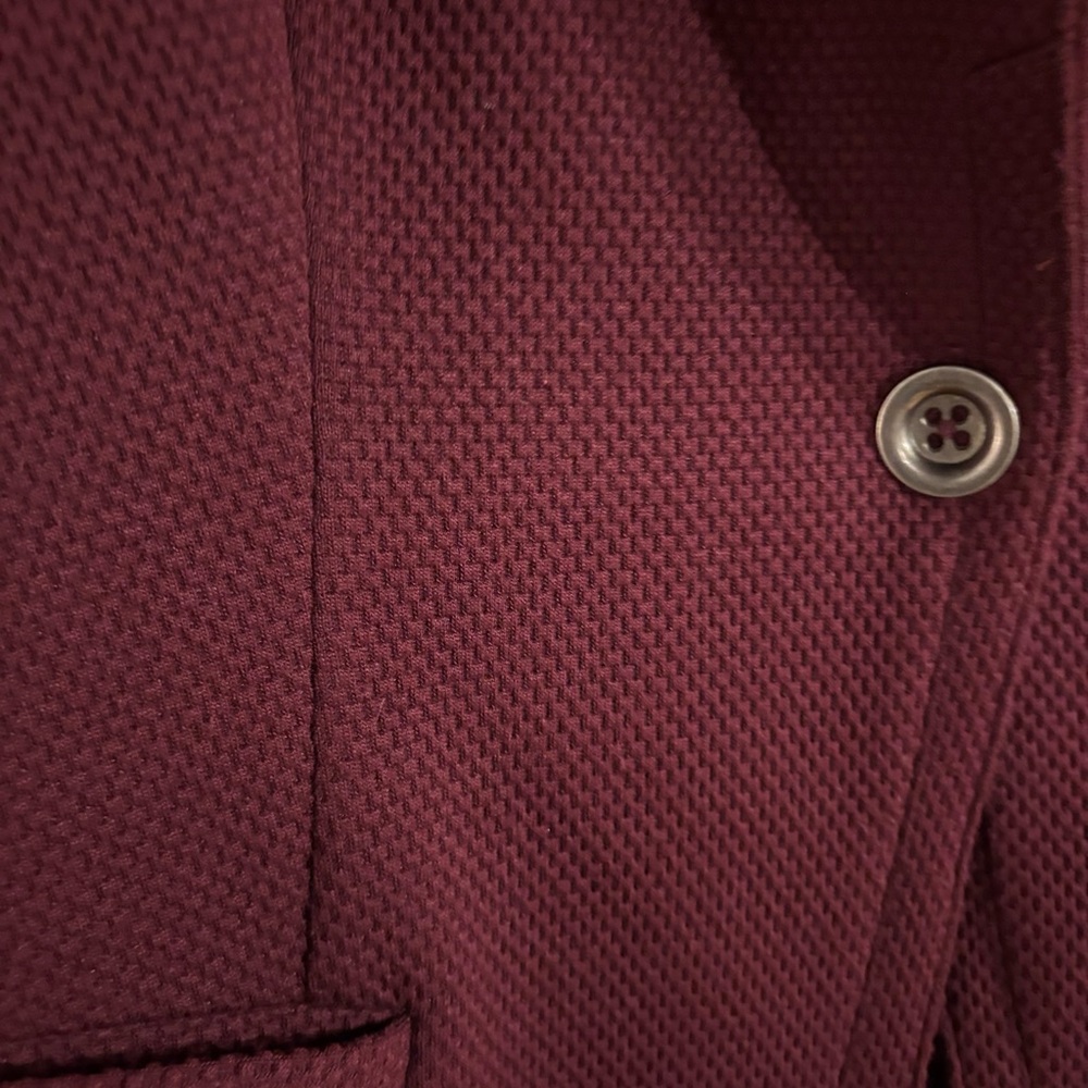 Lane Bryant Wine Red Single-Button Blazer - Picture 5 of 9